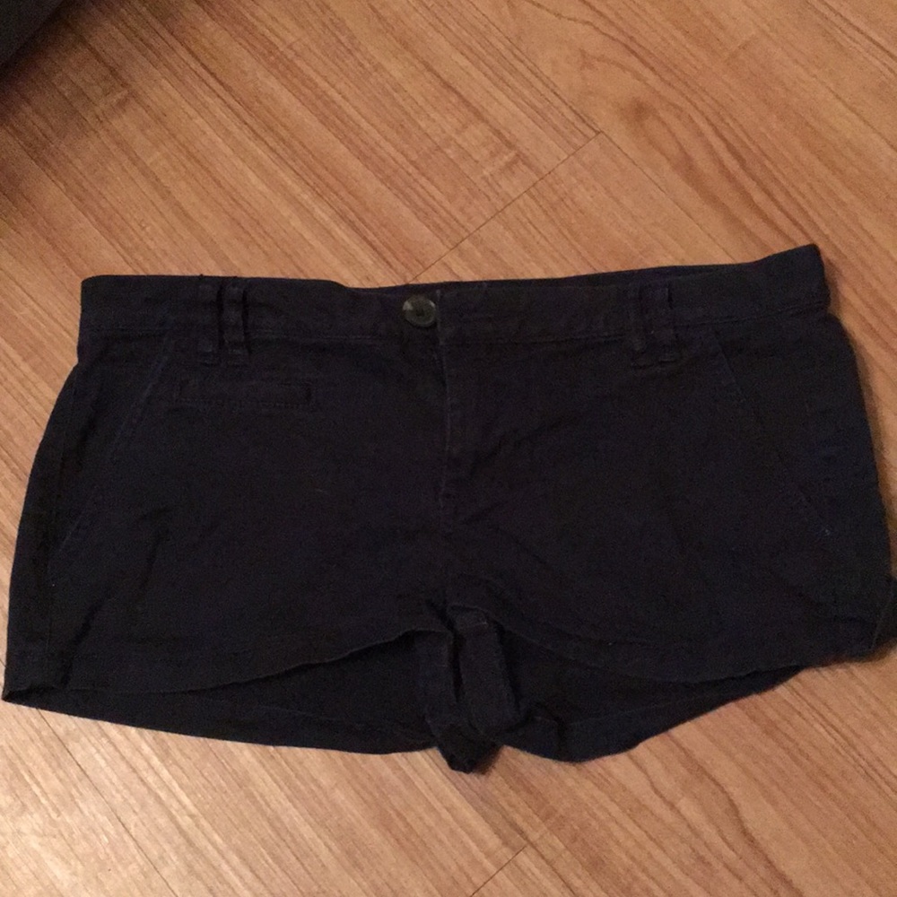 Express low rise twill shorts